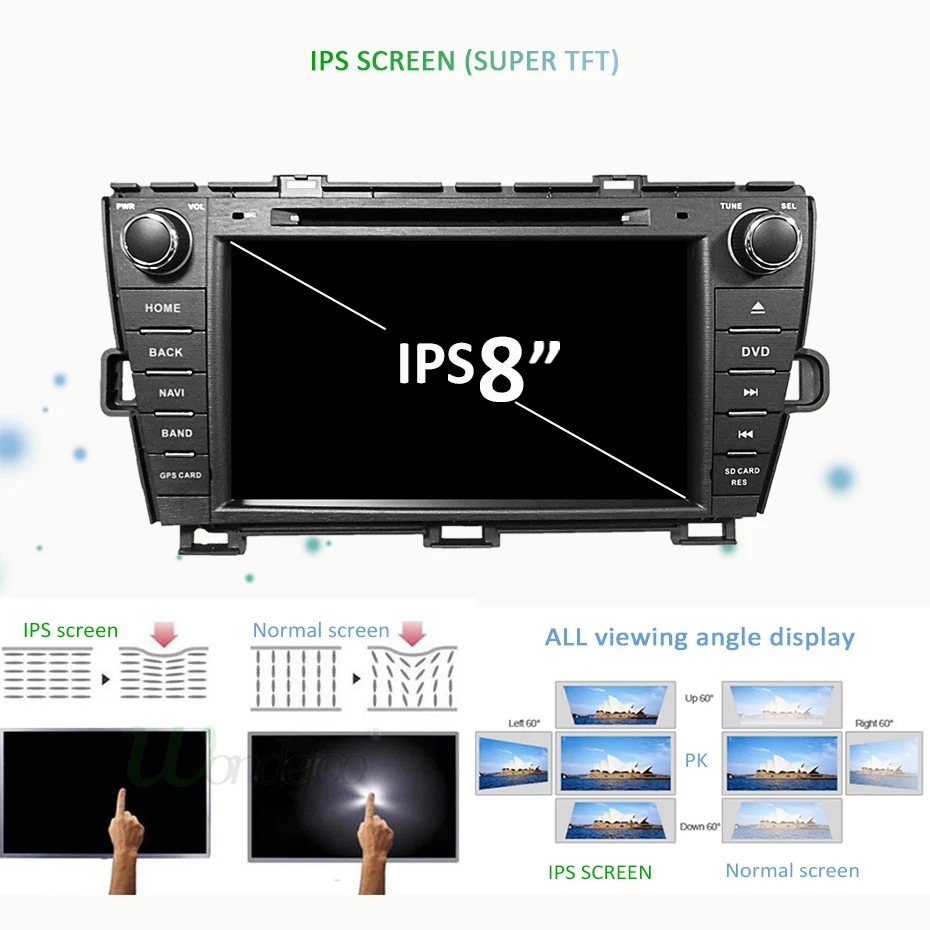 4G+ 64G 8 CORE 2 DIN Android 9,0 автомобильный Радио dvd-плеер gps для Toyota Prius 2009-2013 стерео Мультимедийный блок wifi DSP DVR obd2 ips