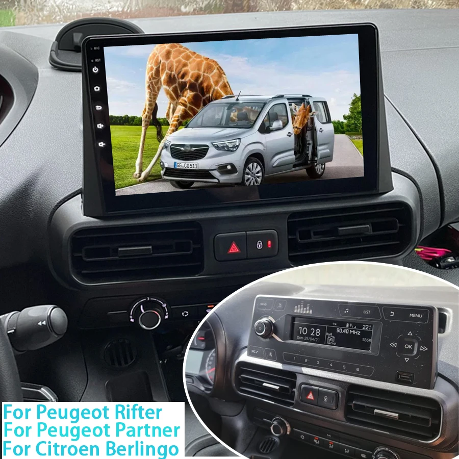 Автомобильный радиоприемник для Citroen Berlingo 2019 Peugeot Partner основных 2020 Android 11