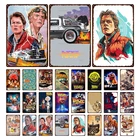 Ретро знаменитая звезда из фильма металлический знак винтажный Фотофон Назад в будущее Бар Паб семейный клуб отель настенное украшение 6Ms-2