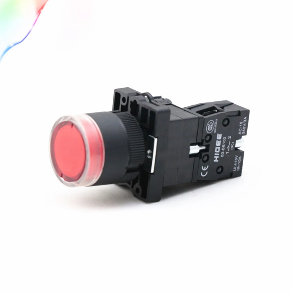 22 мм круглый индикатор светильник XB2 EW3361 EW3362 с светодиодный 1 нет 24V/AC220V/AC380V Цвета: