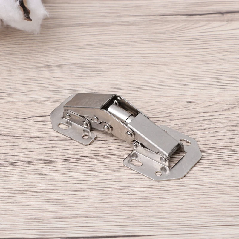 

10.5x4.3cm Door Hinges Home Household Cupboard 4Pcs 90 Degree 4 Inch Easy Mount