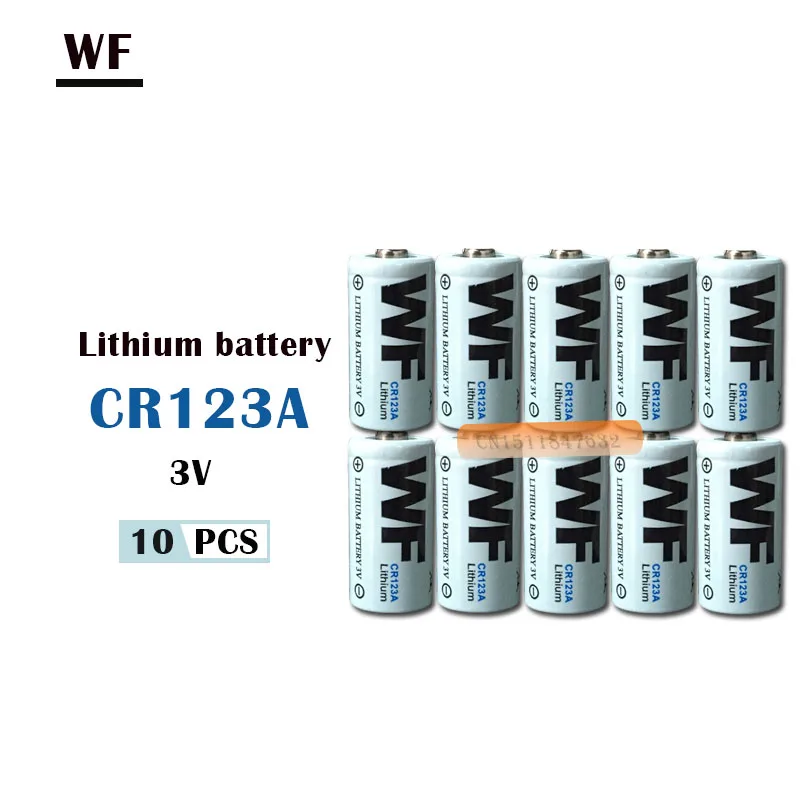 10 шт. литий-ионные батареи WF CR123A CR123 CR 123A 16340 3 в Первичная литиевая батарея