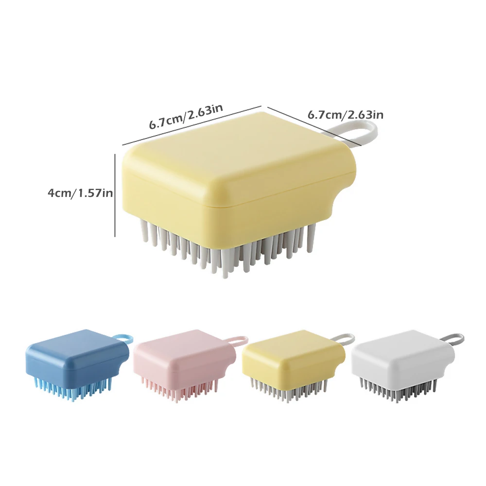 

Massage Shampoo Brush For Pet Dogs Cats Silicone Bath Massage Gloves Brush Safety Nursing Beauty Tools Bathing Cleaning Supplies