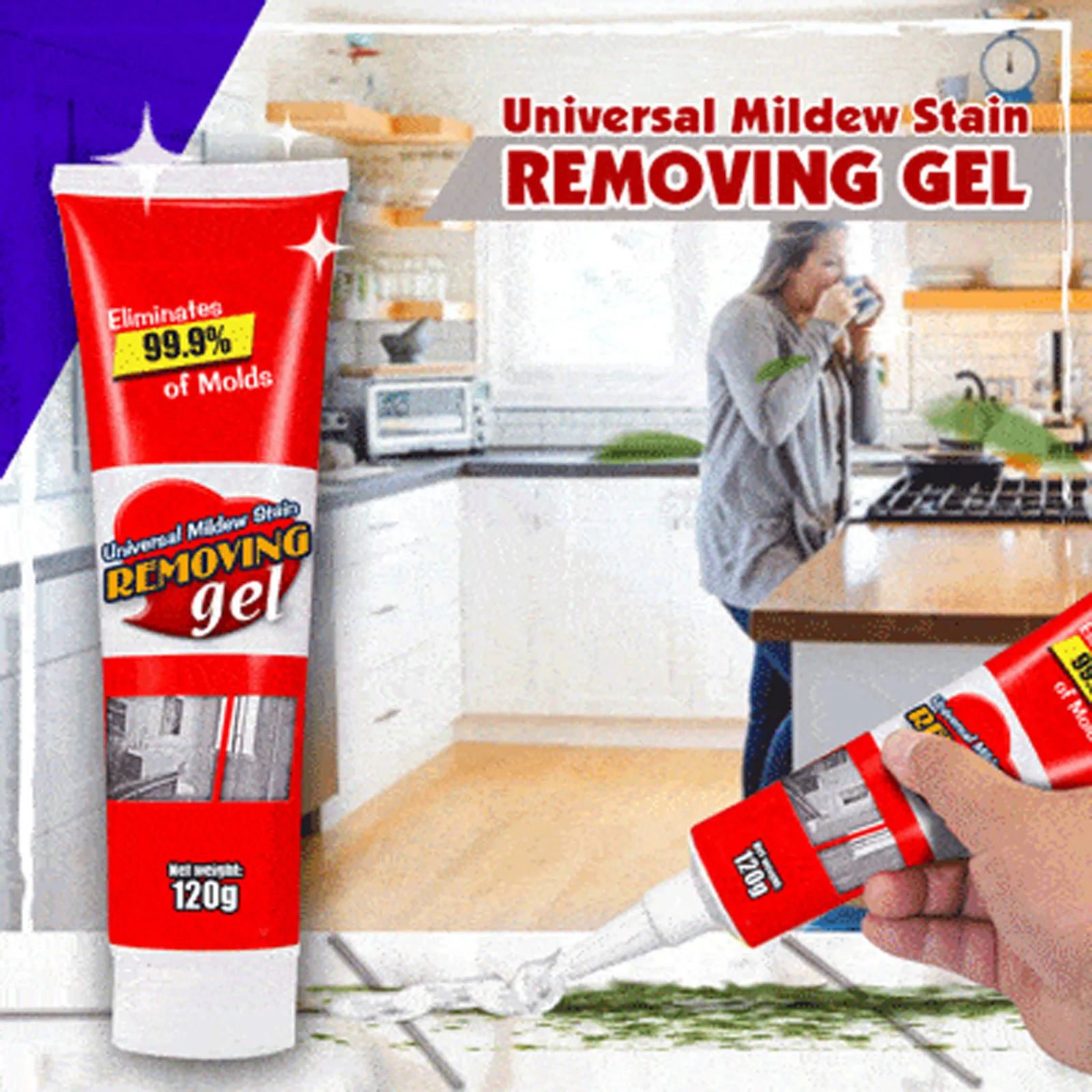 

120gMildew Remover Tile Pool Cleaner Beauty Jointing Agent Universal Decontamination Gel Mold Mildew Cleaner Wall Mildew Remover