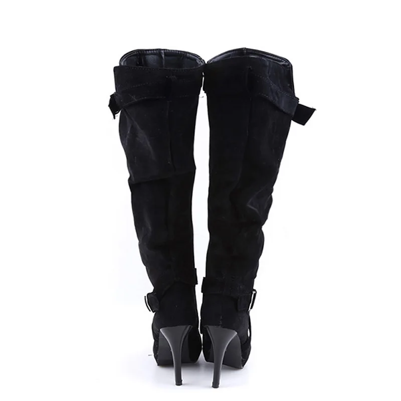 

2021 Sexy Autumn Winter thigh High Boots Women Ladies Fashion Woman leather Shoes 2021 Winter Large Size 34-43 Woman Boots