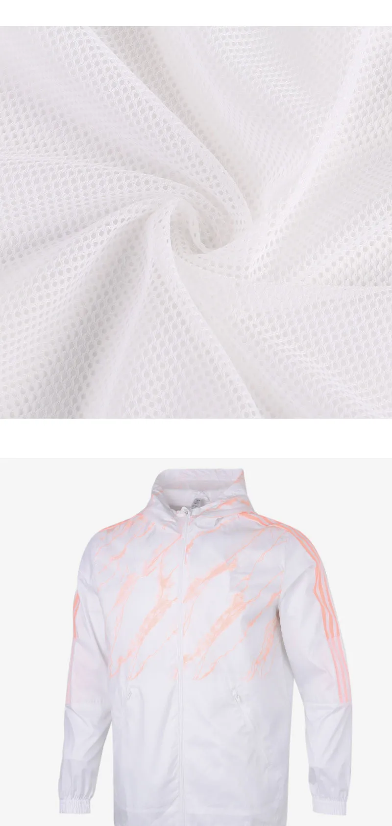 

2021 new men's and women's fashion hot sale splicing windbreaker spring and autumn hooded zipper sports waterproof windbreaker