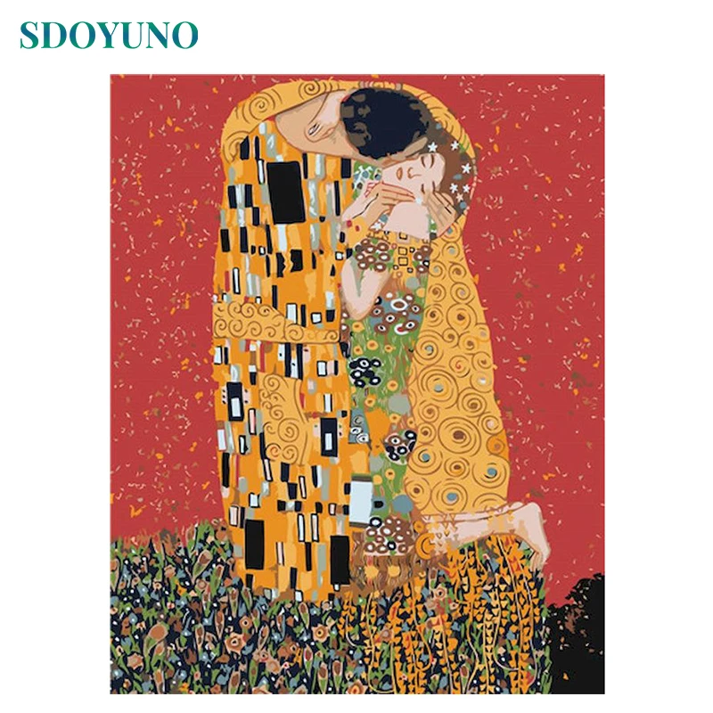 

SDOYUNO Abstract Drawing By Numbers Kits Figure DIY 60x75cm Oil Painting By Numbers On Canvas Frameless Handpaint Home Decor