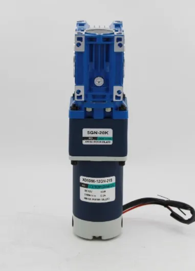 

0.1rpm to 1.5rpm RV40 DC Worm Reducer Motor 90W 12V 24V DC Worm 2-stage Gear Motor NMRV40 with Self-locking CW CCW