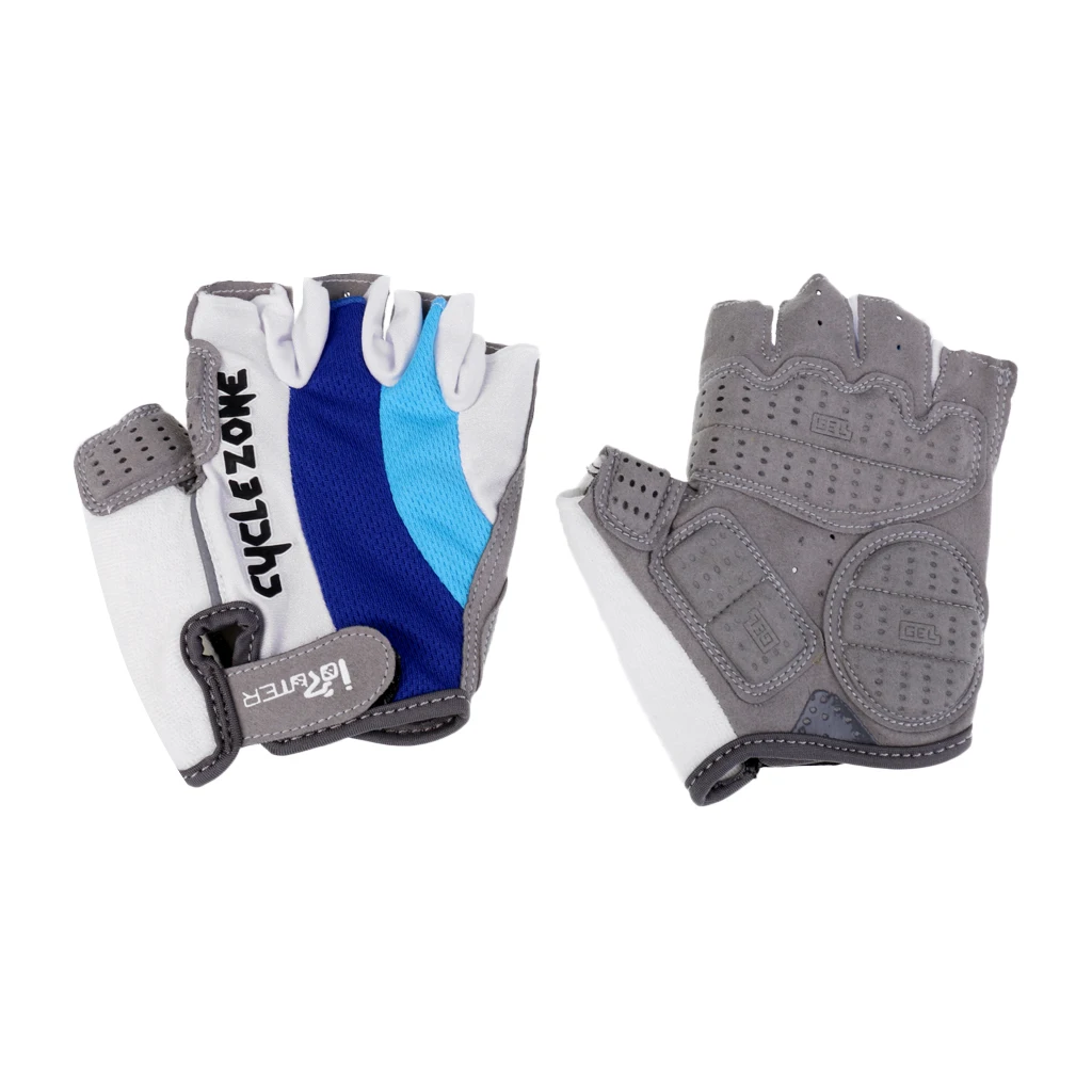 Спортивные перчатки для езды на велосипеде мотоцикле из микрофибры гелевые