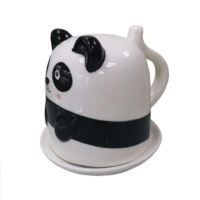 3D кружка с животными креативная для кофе милой моделью пандой собакой тигром