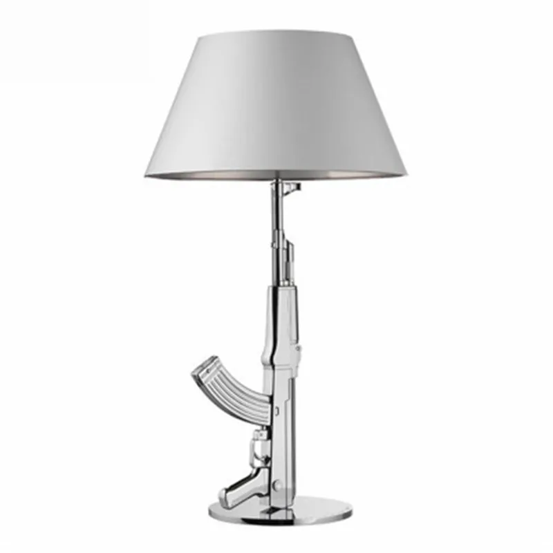 

Modern AK47 Golden Musket Table Lamps Living Room Study Luminaire Table Lamps for Desk Lights Decor Home Lighting Lamp WF1024