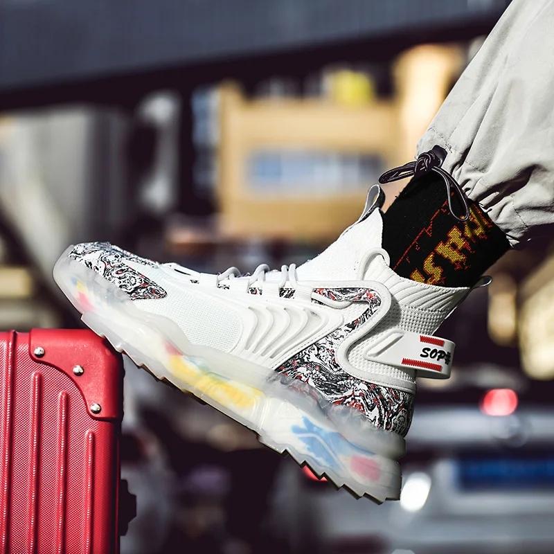 

Men's shoes 2020 running shoes comfortable non-slip fashion trend wear-resistant walking large size casual shoes 46