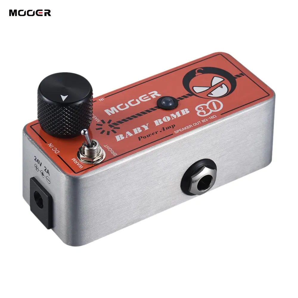 Цифровой усилитель мощности MOOER BABY BOMB 30 макс. Вт Выходная защита от перегрузки по