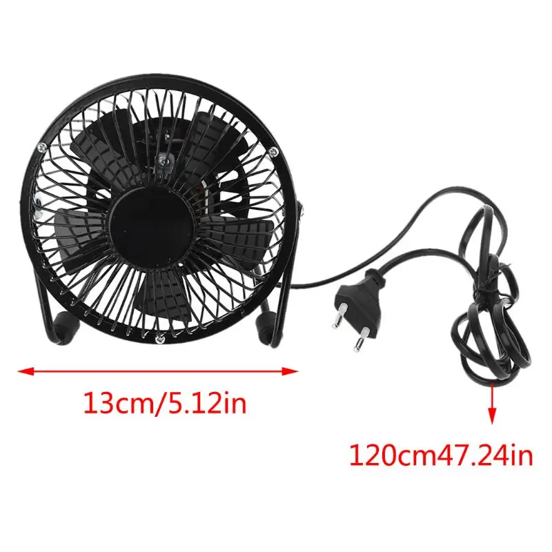

US EU UK Electric Fans Metal Fan Small Desktop Fan Suitable for Home and Office