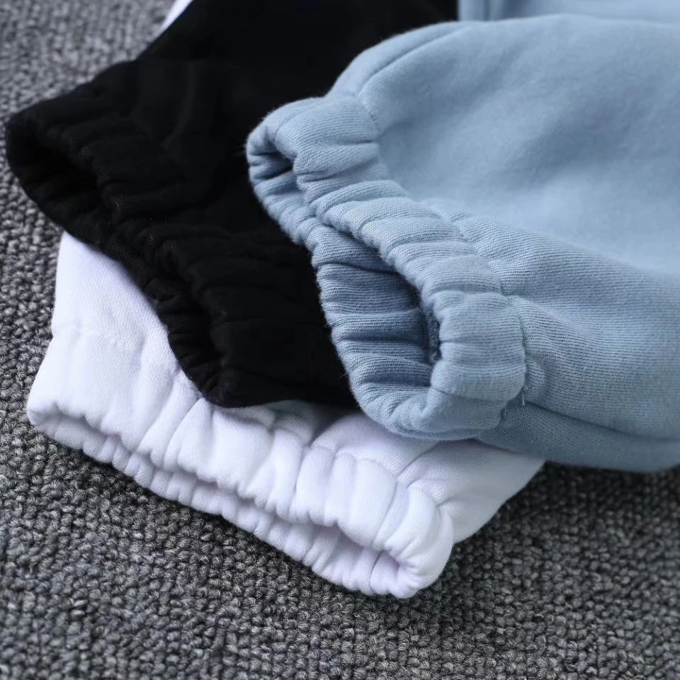 

Casual wild women pant Elastic waist solid color Sweatpants lady long pants