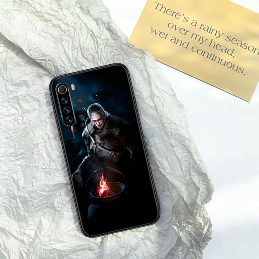 

Game witchers Phone Case For XIAOMI Redmi Note 5 7 8 T 9 6A 7A 8A 9S K 20 30 Pro black Etui Fashion Bumper Painting Cover 3D