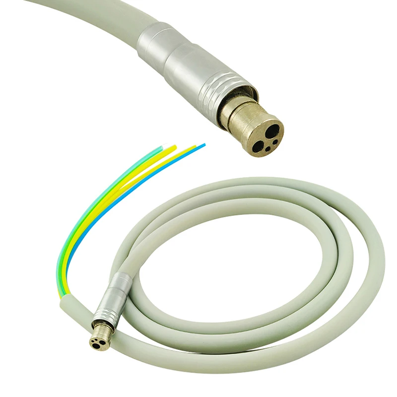 

1 pcs Dental High Speed Handpiece 2/4 Holes Handpiece Hose Tube with Connector for High Speed Handpiece Dentistry Material
