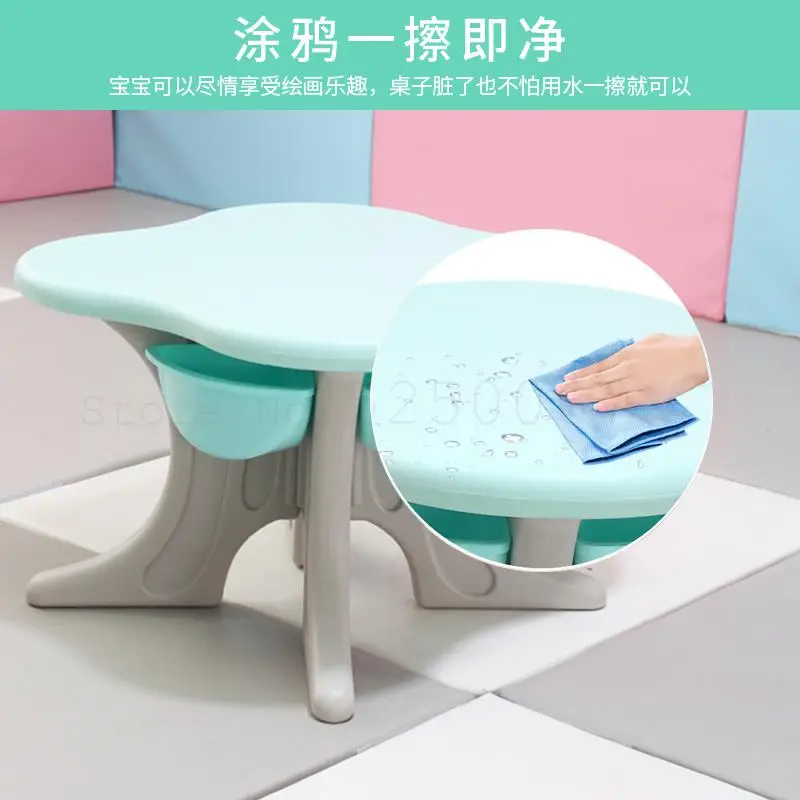 Детские парты и стулья детские развивающие игровые столы для письма пластиковые