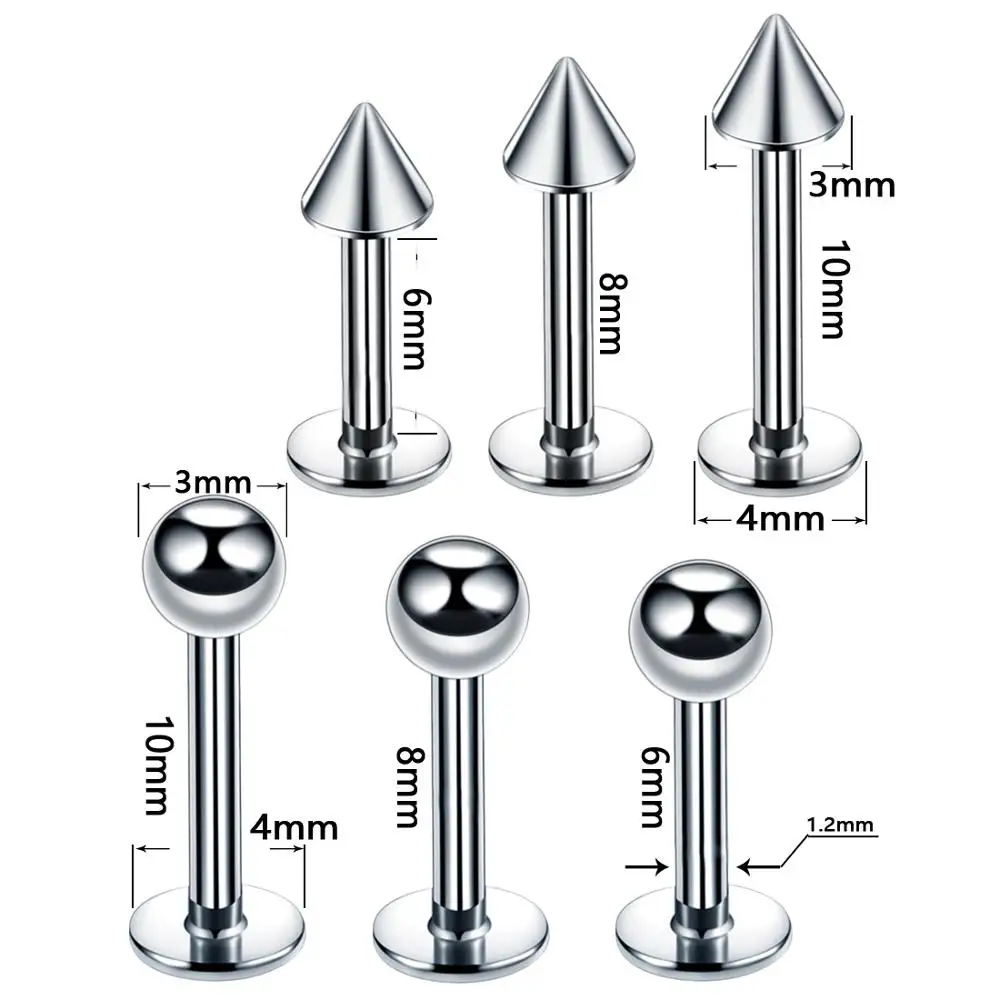 40 шт. кольца для пирсинга тела из хирургической стали | Украшения и аксессуары