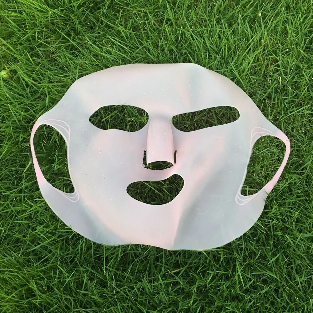 

Reusable Silicone Ear-hook Facial Mask Cover Prevent Evaporation Face Skin Care Locking Water Moisturizing Silicone Mask