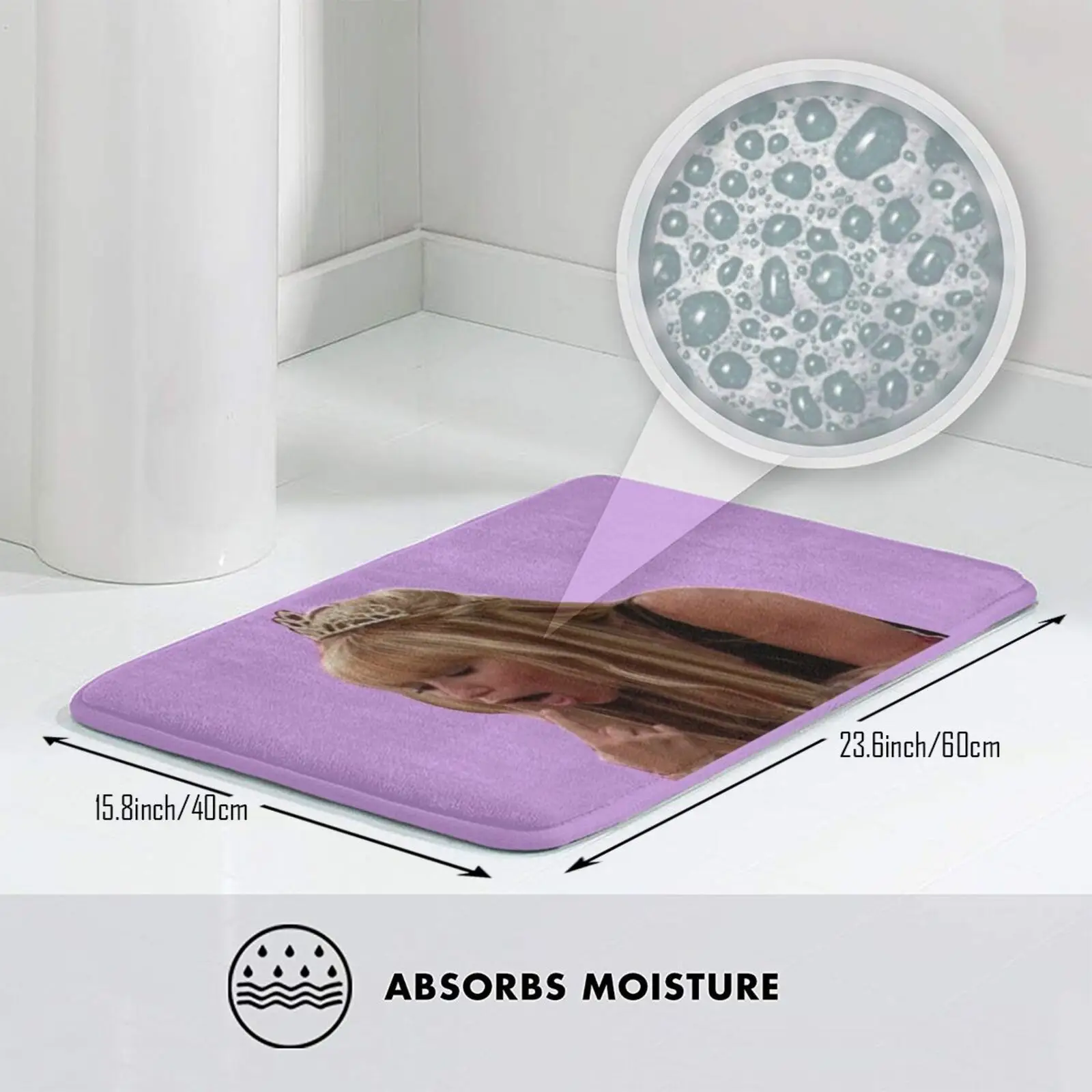 Забавная наклейка на входную дверь Hannah Монтана коврик для ванной ??? Сойка парк