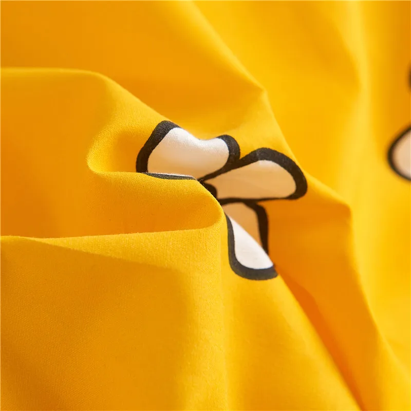 Комплект постельного белья из 4 предметов с пододеяльником и простыней