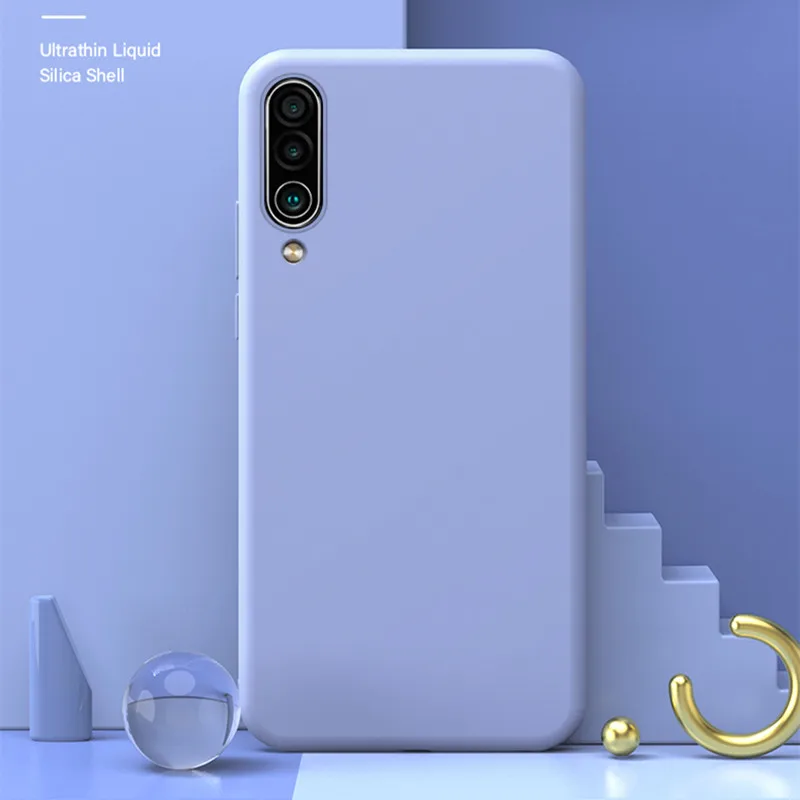 Liquid Silicone Case for Samsung A30s A50 A51 A70 Shockproof Bumper Cover TPU Galaxy A71 | Мобильные телефоны и