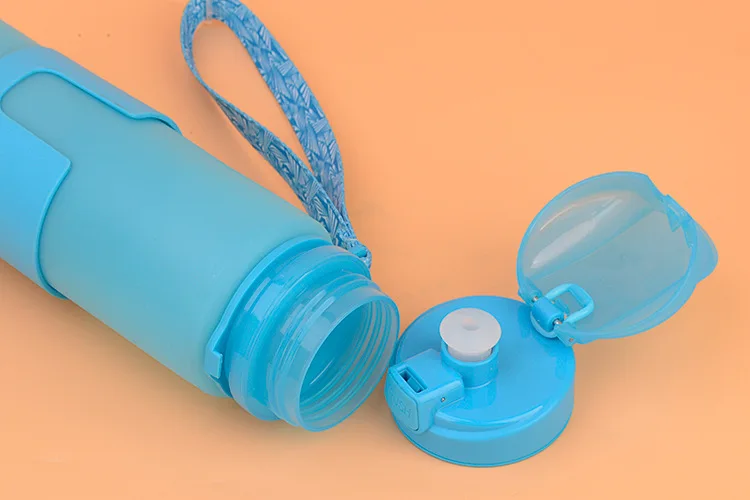 

Fold Water Bottle 650ml Reuseable Portable Kids Water Bottle for Camping Travel Hiking Leak-proof Fitness and Outdoor Sports