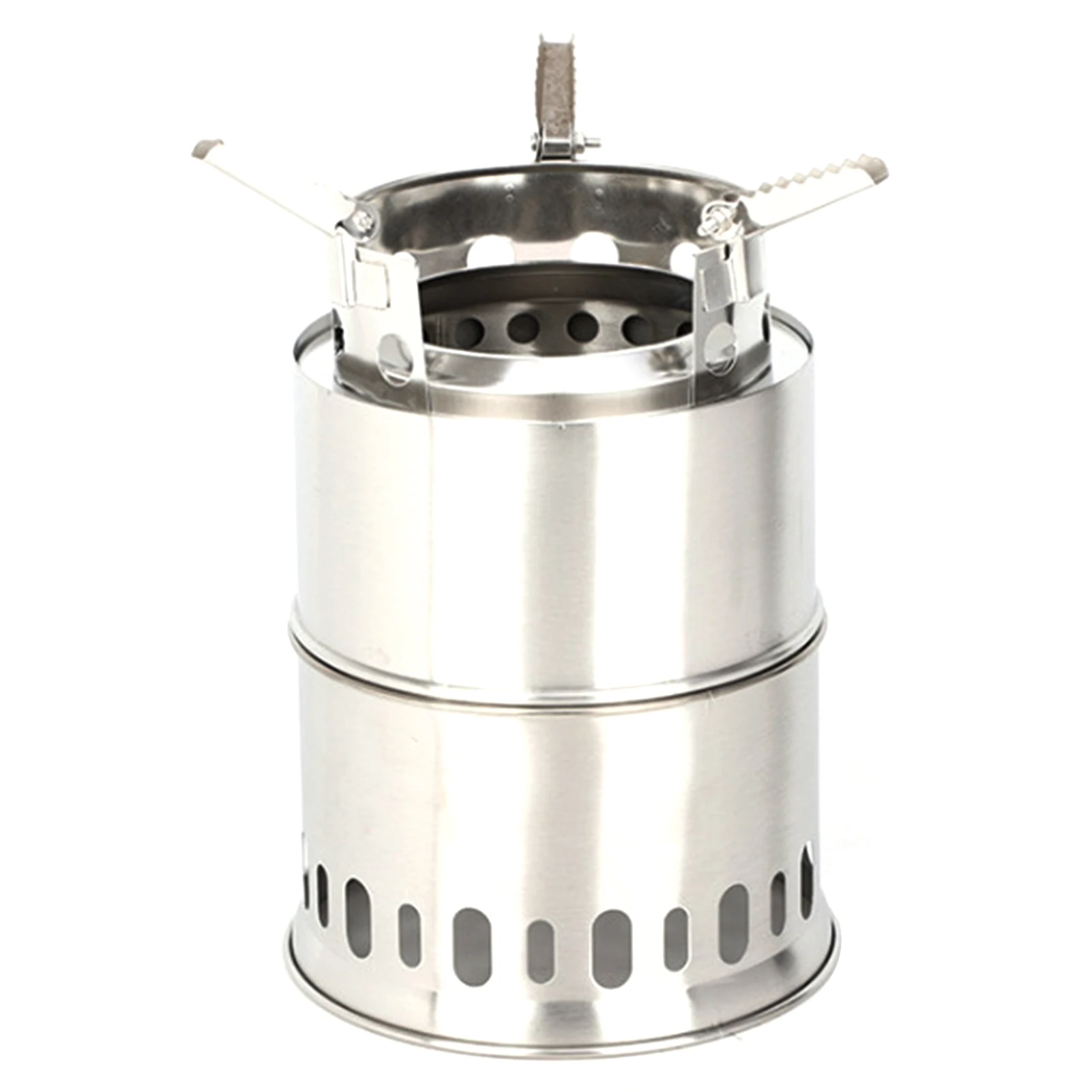 

Camping Outdoor Cookware Portable Mini Stove Split Type Stainless Steel Outdoor Wood Stove