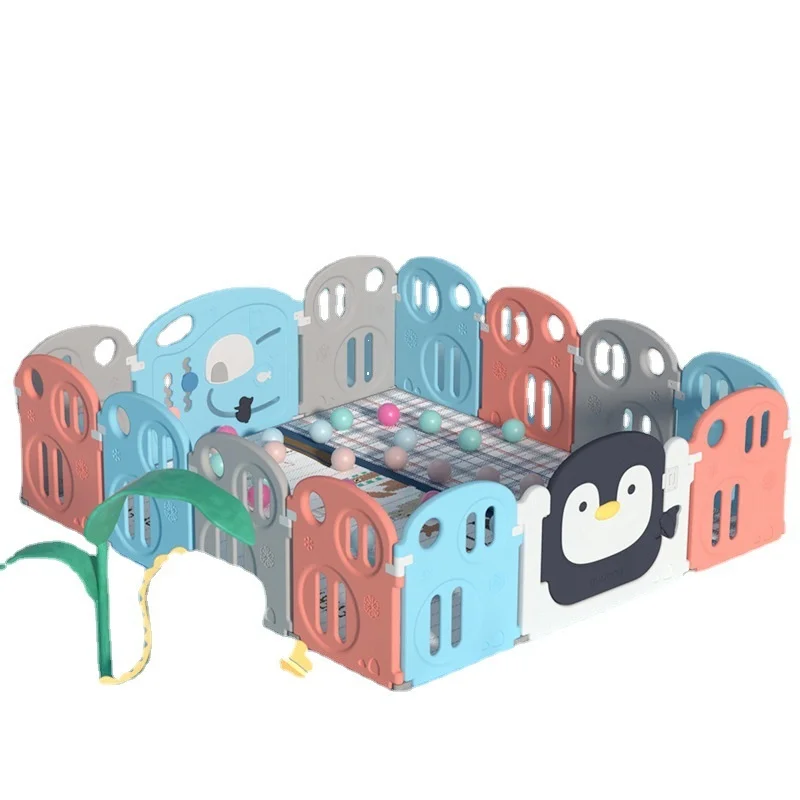 

Manlong children's game fence baby indoor Baby Toddler cling pad protective fence household toy