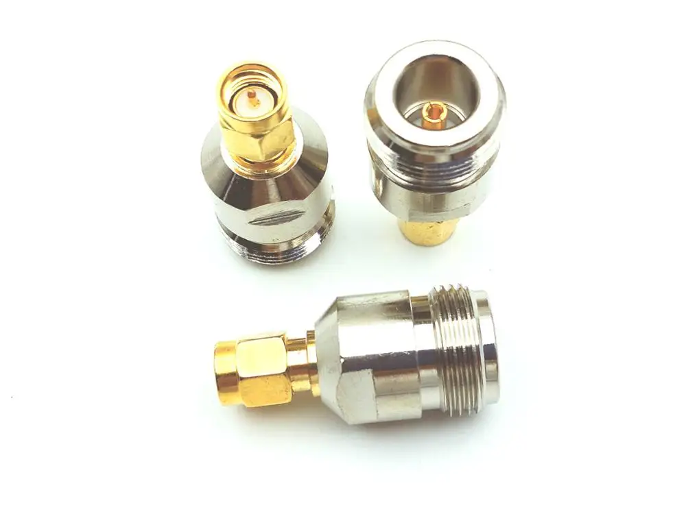 

50 шт./партия, медные коннекторы RP SMA (штырьковые)-N Jack