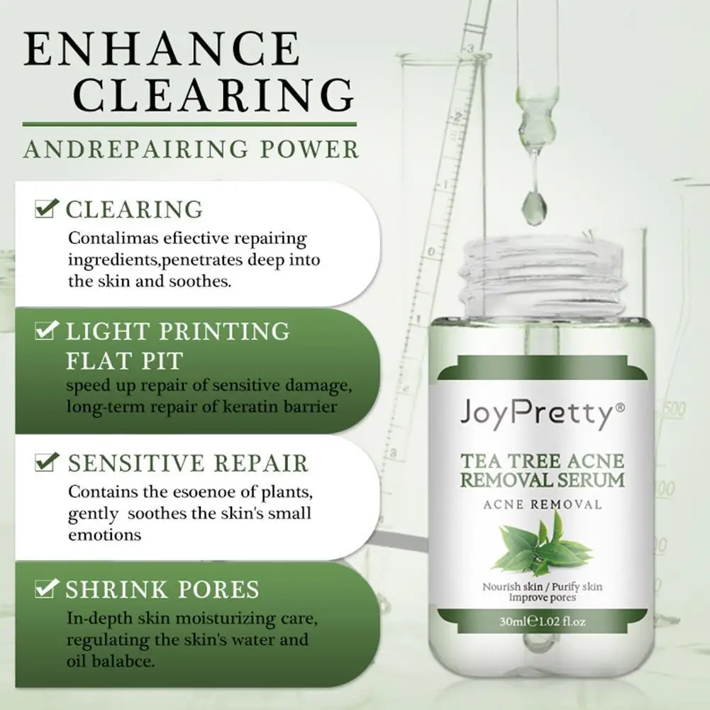 30 мл Чай дерево эфирное масло для удаления угрей шрамы лечение против Шрам Пятна