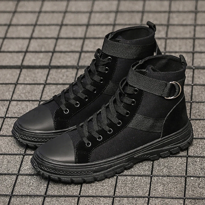 2019 популярные мужские ботинки модные теплые зимние мужская обувь Осенняя
