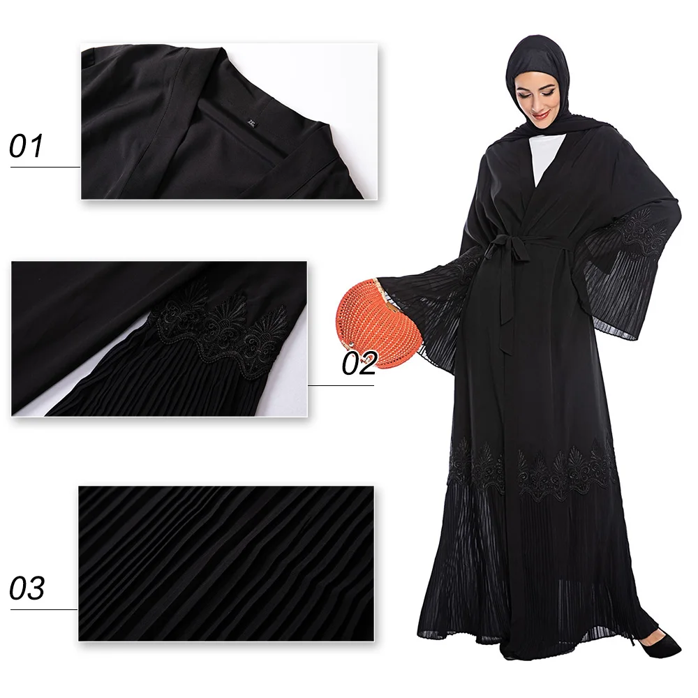 Vetement Femme 2021 Abaya турецкий кафтан марокканский Черный Модный модное простое женское