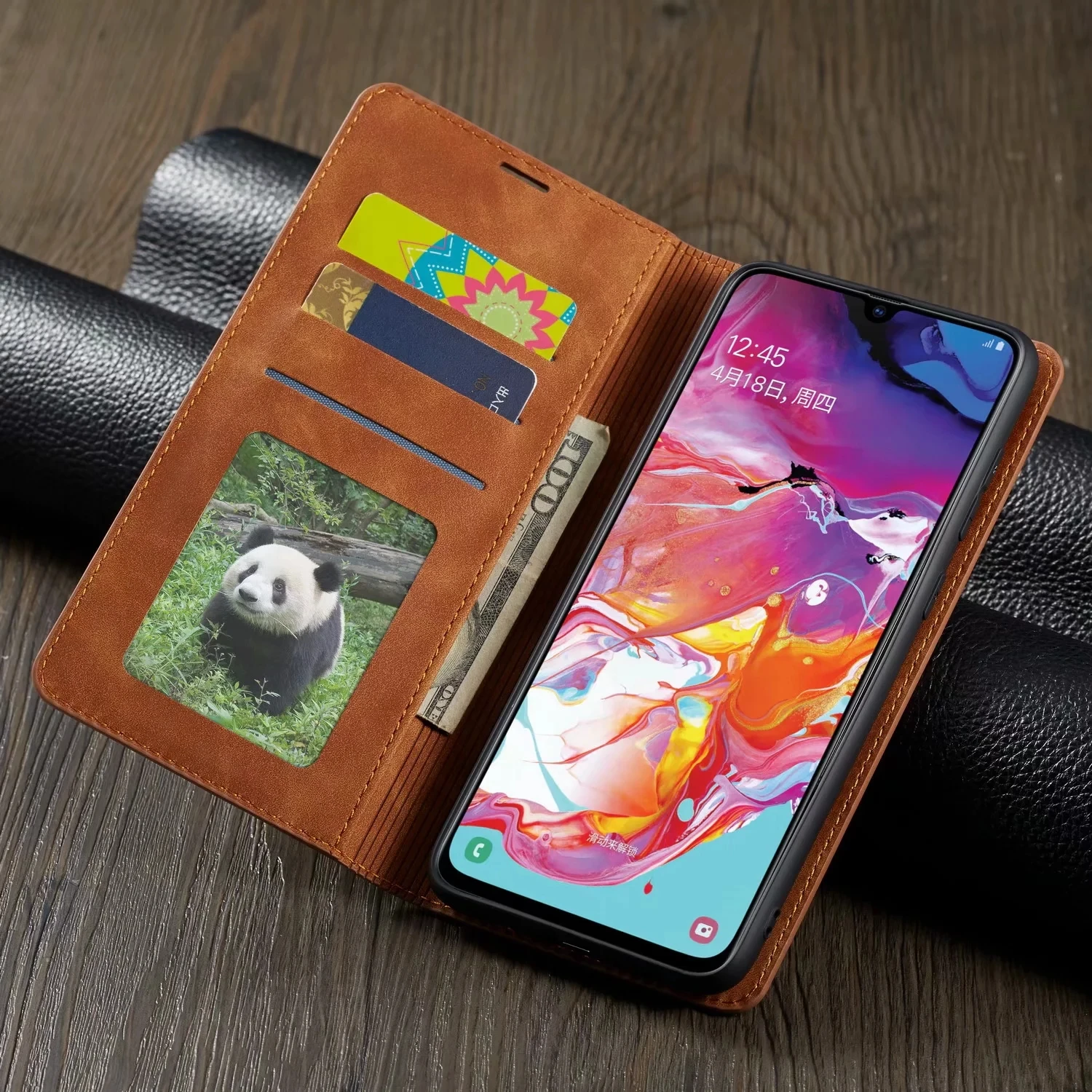 Кожаный чехол-книжка чехол для samsung Galaxy Note 9, 10 лет, S10 S9 S8 плюс S7 край A90 A80 A70 A50 A40 A30 A20 A20E A10 Магнитный чехол-кошелек