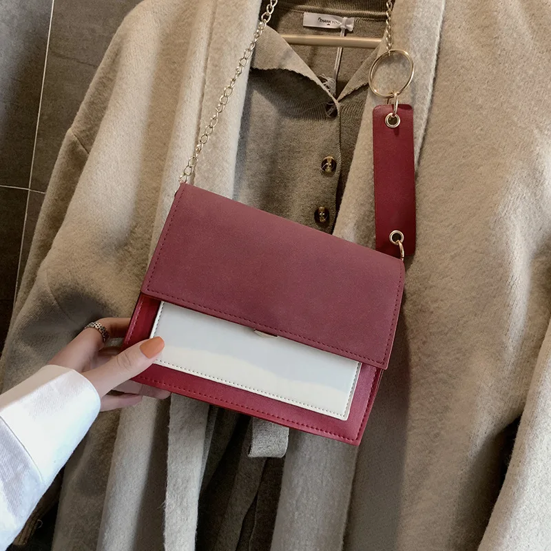 Женская сумка для шлифования и окраски маленькая квадратная женская ужина 2019 на