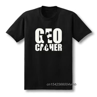 graphic new geocacher men t shirts short sleeve cotton funny geocaching t shirt mans tops shirt