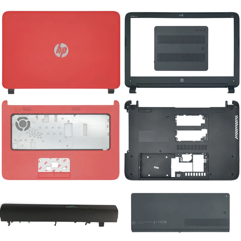 

Pop LCD Back Cover/Front Bezel/Palmrest/Bottom Cover For HP G14 G14-A G14-A001TX Laptop Door Cover/Hard Case/DVD Cover Red