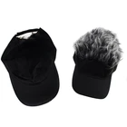 Модные бейсболки с искусственным париком для мужчин и женщин