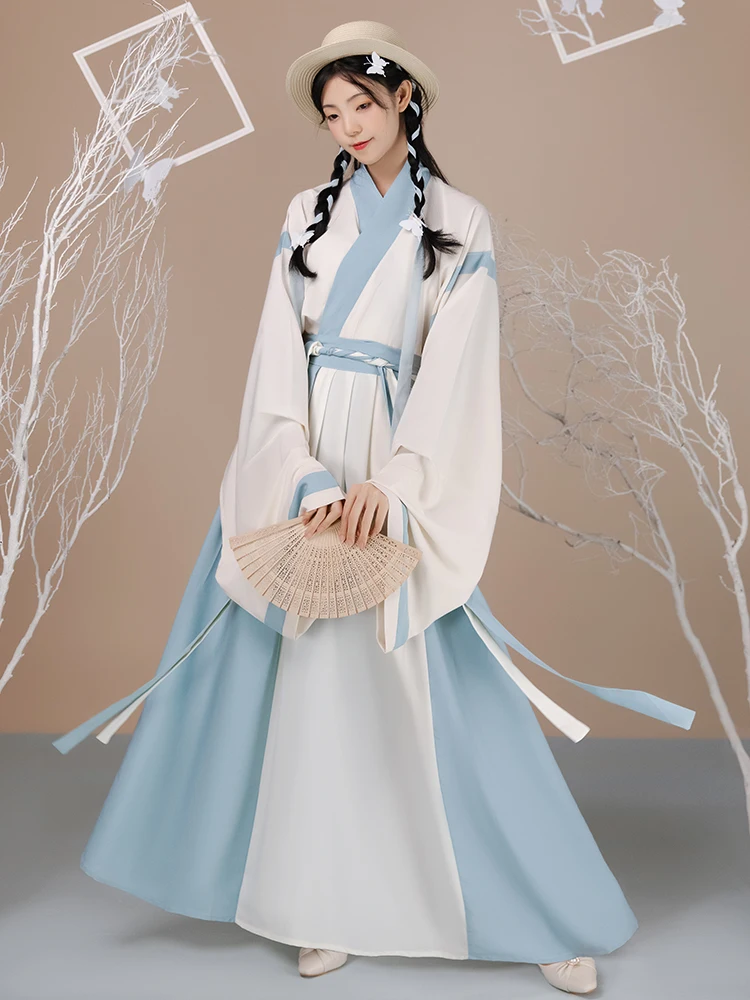 

Костюм HASAHOU женский для косплея династии анисент Хань, 3 шт., плиссированная юбка, одежда для принцессы