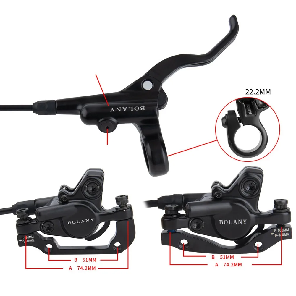 

Hydraulic Brake Hydraulic Disc Brake Durable F160-R140 Front/rear Brake