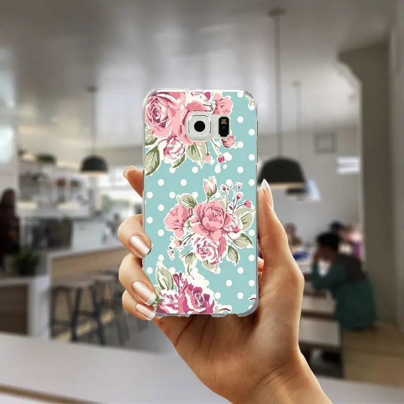 Picture 2 Для Samsung Galaxy A3 A5 A7 A8 A9 плюс большое ядро 2 Prime чехол мягкий, ТПУ чехол красивые Винтаж Роза - Цвет: Picture 2