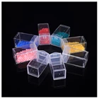 60 бутылок, квадратная и круглая бутылка для алмазной живописи, аксессуары, контейнер, бутылки для алмазной живописи, инструменты для алмазной живописи, банка для хранения хрустальных бусин