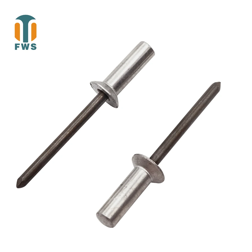 M4 M4.8 алюминий и сталь GB12616 DIN EN ISO 15974 потайные заклепки с потайной головкой