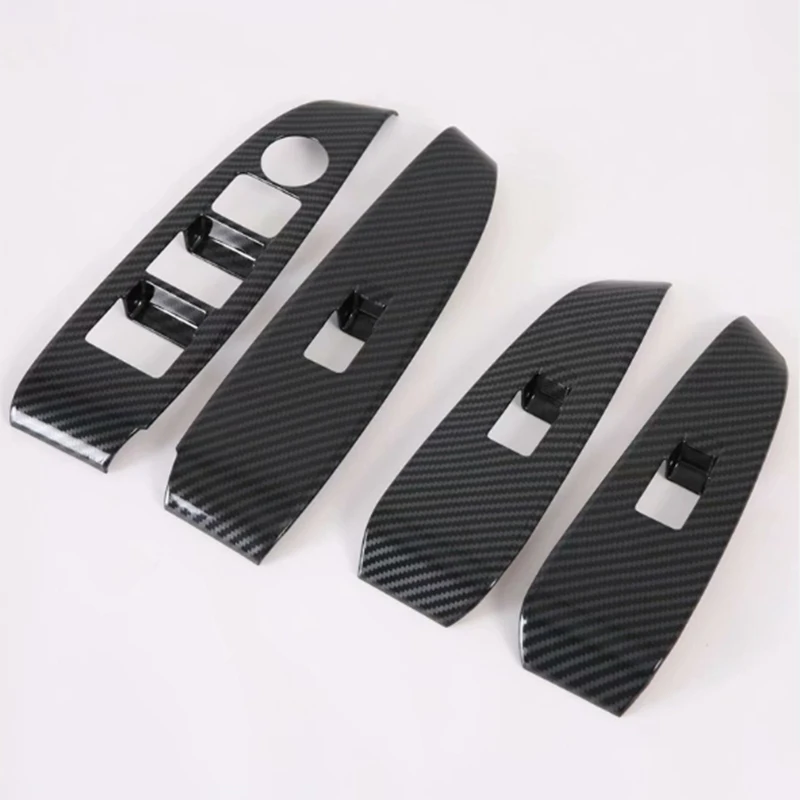 ABS 4pcs Door Armrest Window Lift Button Control Panel Cover Trim Inner For Mazda 6 Atenza 2019 2020 Accessories | Автомобили и