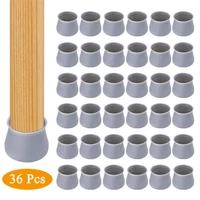 36pcs table chair leg silicone cap pad furniture table feet cover floor protector non slip table chair foot protection
