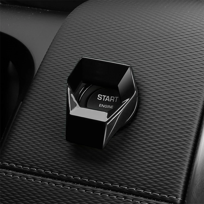

New Product Car One-button Start Button Decoration Sticker Ignition Switch Protection Cover Interior Modification