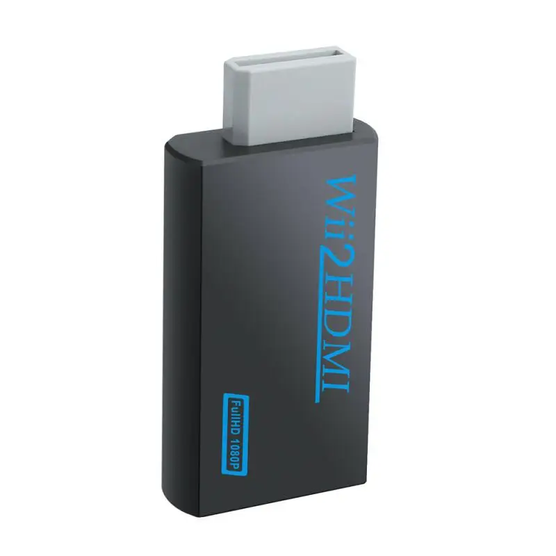 

Wii To HDMI-compatible Adapter Full HD 1080P Converter 3.5mm Audio Video Cable For PC HDTV Support For NTSC 480p 576i