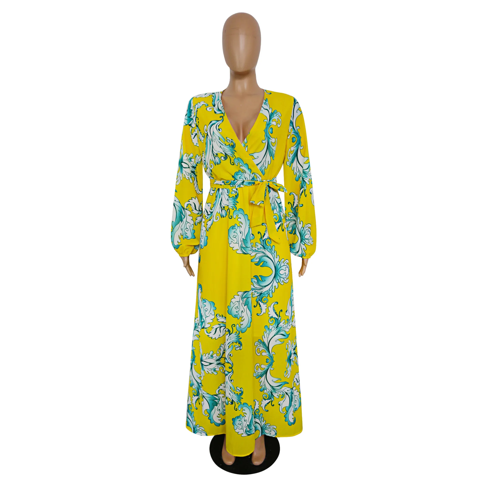 Новый стиль африканская Женская одежда Дашики Модное шифоновое длинное платье с