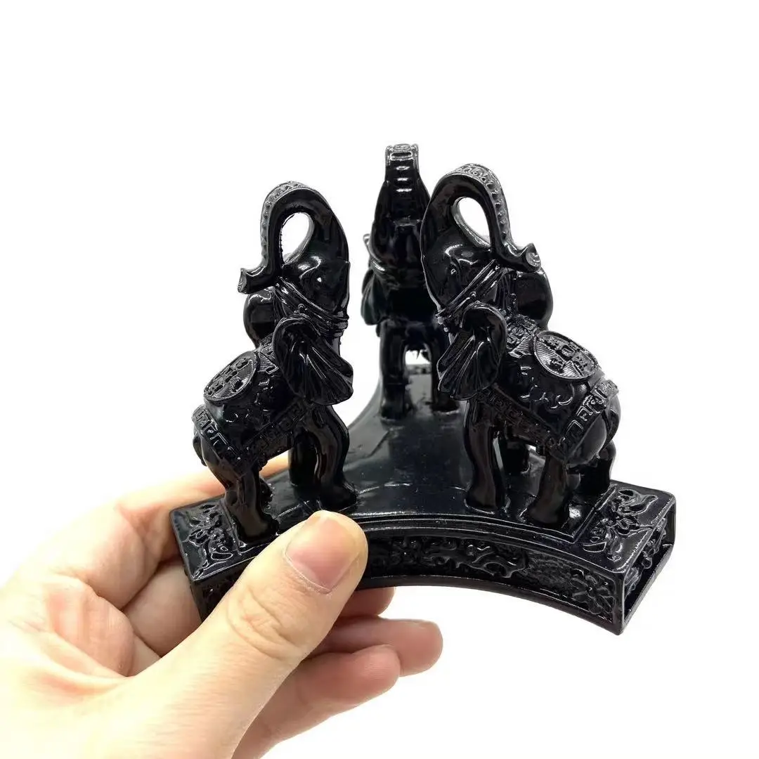 

1pc Carved Sphere Stand Elephant for 50mm-90mm Ball Home Decoration without Crystal Ball